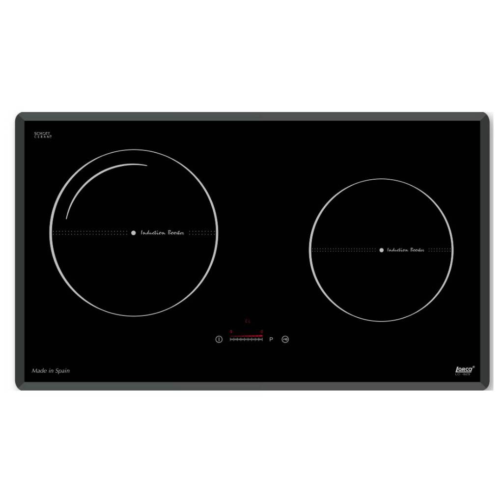 Bếp từ Lorca LCI-829 - Bếp từ đôi 770x450mm màu đen, công nghệ B4 Smart Inverter