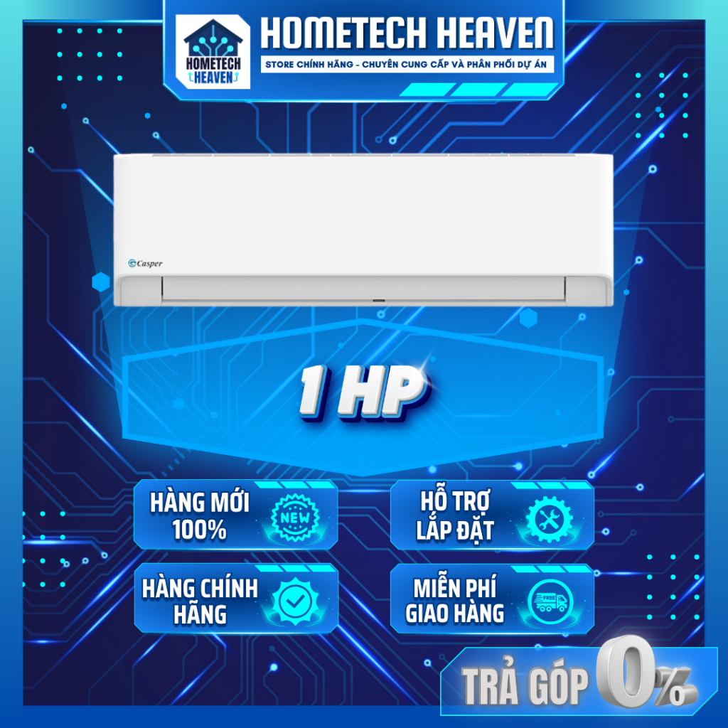 ☑️ [MIỄN PHÍ LẮP ĐẶT] LC-09FS33 - Máy lạnh Casper 1 HP LC-09FS33 - Hàng Chính Hãng