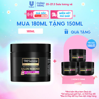 Kem Ủ Tresemmé Salon Rebond Công Nghệ Phối Hợp Strength KERAPLEXTM Ngăn Gãy Rụng 180ml
