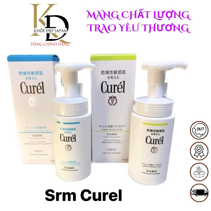 Sữa Rửa mặt Curél Foaming Wash 150ml
