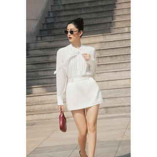 Chân váy chữ a taffeta silk huong boutique - hbz515