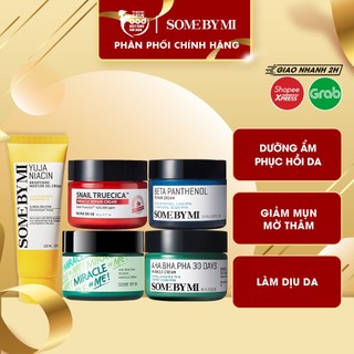 Kem Dưỡng Ẩm, Phục Hồi, Giảm Mụn Chiết Xuất Ốc Sên,Thanh Yên, AHA-BHA-PHA 30 Days Some By Mi Cream 60g