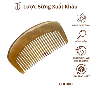 Lược sừng hahanco múi bưởi mini phụ kiện bỏ túi tiện dụng
