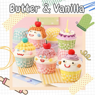Cup Giấy Caro Nhiều Màu Đựng Cupcake, nướng bánh