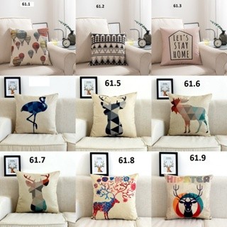 [Rẻ vô địch] Vỏ gối tựa lưng trang trí sofa mẫu cây, hoa sen ,hoa mai,mẫu tết