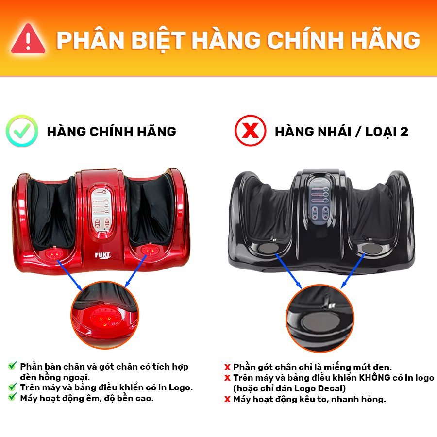 Máy Massage Chân Hồng Ngoại Fuki Nhật Bản FK- 6811 Con Lăn Massage Lòng Bàn Chân, Nhiệt Hồng Ngoại