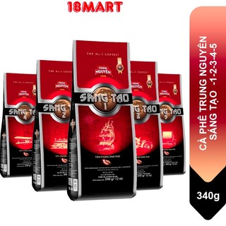 Cà phê trung nguyên sáng tạo 1 2 3 4 5 gói 340g cà phê pha phin