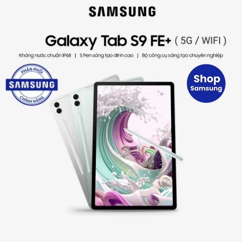 Máy tính bảng Samsung Galaxy Tab S9 FE Plus 5G / Wifi - Hàng Chính Hãng | BigBuy360 - bigbuy360.vn