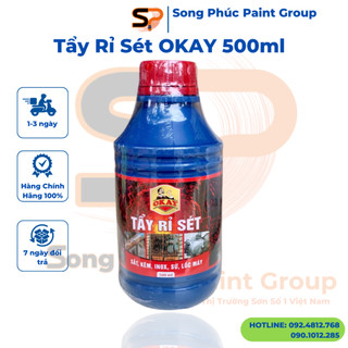 Nước Tẩy Rỉ Sét Okay 500ml, Tẩy Cực Mạnh, Tẩy Chất Bẩn, Tẩy Máy Móc