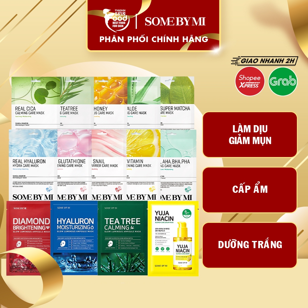 Mặt nạ giấy dưỡng da cao cấp Hàn Quốc Some By Mi Mask Sheet