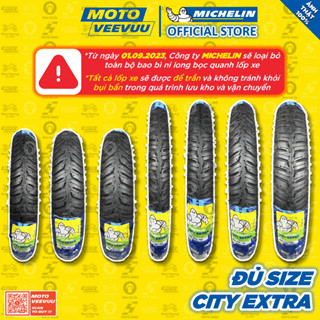 [MTVV] Vỏ lốp xe máy MICHELIN City Extra đủ size 60 70 80 90 100 110 120 130 140 150 10 14 16 17 2.25 2.50 2.75<END>