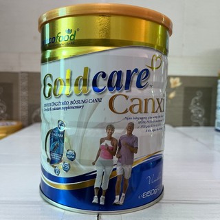 Sữa bột goldcare canxi dưỡng chất ít béo, bổ sung canxi lon 850g - date 2026