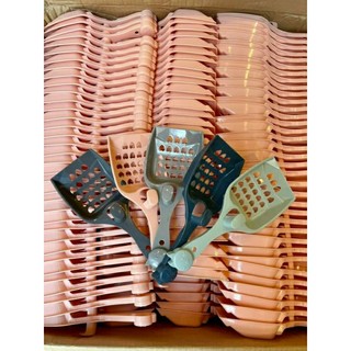 Xẻng nhựa xúc cát cho mèo/ xẻng nhựa hốt cớt mèo/ xẻng hốt phân mèo/ xẻng dọn vệ sinh nhiều màu sắc