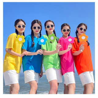 Áo thun Trơn Unisex Ngắn Tay nam nữ nhiều màu Siêu Hot Mùa Hè - áo phông trơn