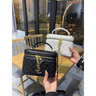 Túi cốp Y Cầm Tay Nữ, Có Tặng Kèm Dây Đeo Chéo Da Sần Hạt Gạo Sang Chảnh Size 18cm