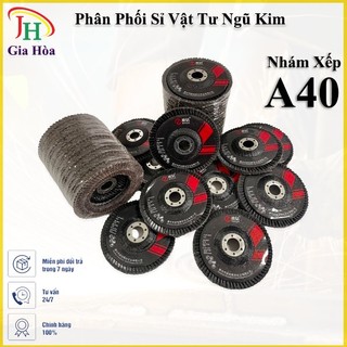 Nhám Xếp Lưới Đen A40 ( lốc/10c ) Ouzuan 100mm
