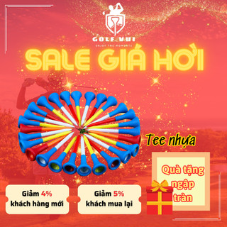 Tee golf nhựa - Ti nhựa đỡ bóng golf, Phụ kiện golf