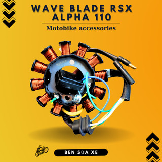 Cuộn điện xe honda wave s110 rsx110, blade xăng cơ, anpha110 honda kwb-921