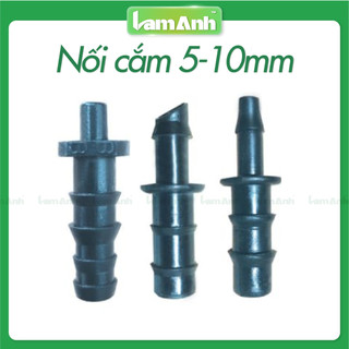 Combo 10 cái Nối cắm ống 5-10 ly, nối gắn béc tưới, nối cắm tưới tự động - Lam Anh
