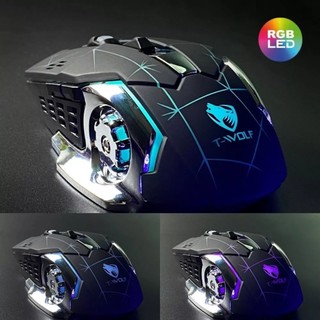 Chuột Không Dây Mouse Không Dây Gaming T-Wolf Q13 (BH 6 Tháng) SPTECH COMPUTER