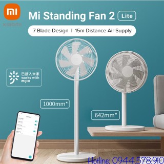   Hỏa tốc 2H  Quạt đứng thông minh Xiaomi Mi Smart Standing Fan 2 Lite JLLDS01XY  Quốc Tế ,Điều khiển ứng dụng Mihome 
