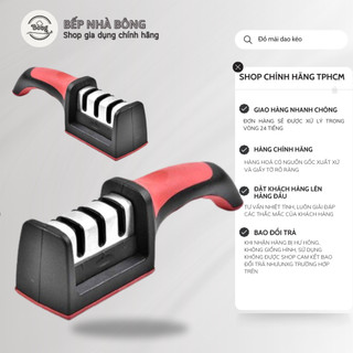 Đồ mài dao đa năng 3 rãnh - Đồ mài dao kéo cầm tay tiện lợi