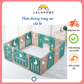Quây cũi nhựa gấp gọn, Quây bóng cho bé 1m5 nhựa nguyên sinh an toàn cho bé