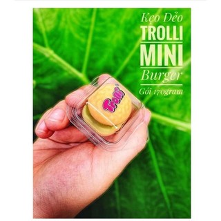 Lẻ 1 chiếc kẹo dẻo trolli mini burger 10g - hàng đức