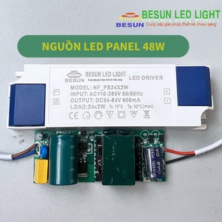 Nguồn đèn led 50w tăng phô cho đèn led panel - besun led light