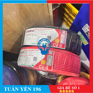 DÂY ĐIỆN ĐƠN CADIVI CV 4.0 - CUỘN 100 MÉT- HÀNG CHÍNH HÃNG