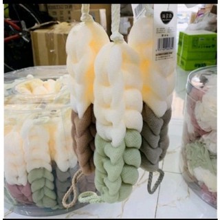 Bông tắm vệ sinh cơ thể bằng lưới chất lượng cao tiện dụng size lớn giá rẻ - nhiều màu