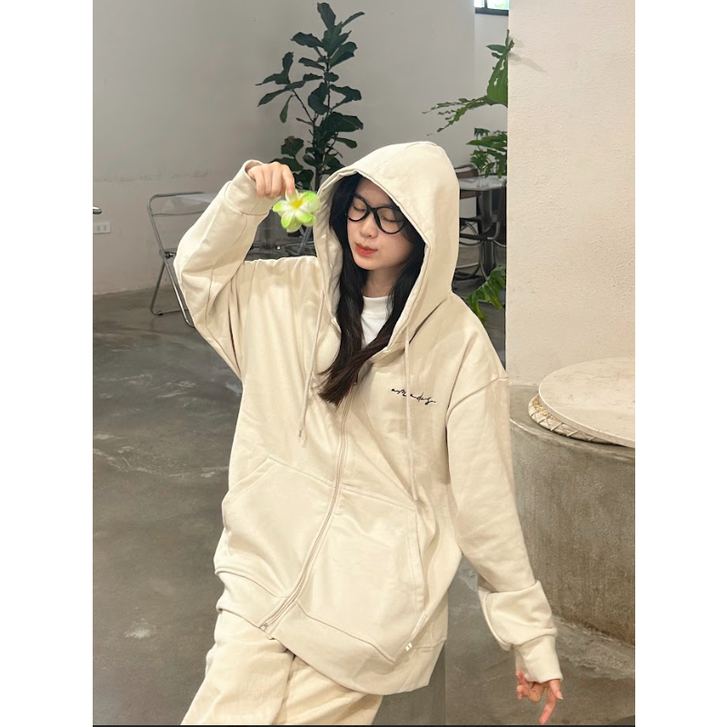 Áo Hoodie Zip Nỉ Chân Cua Thêu AMADUS CLUB Basic Cotton Unisex Local Brand - ADCC1 | BigBuy360 - bigbuy360.vn