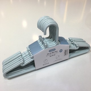 Set 10 Móc áo đầm Inochi MA 182, nhựa PP cao cấp không bong tróc, bền đẹp theo thời gian