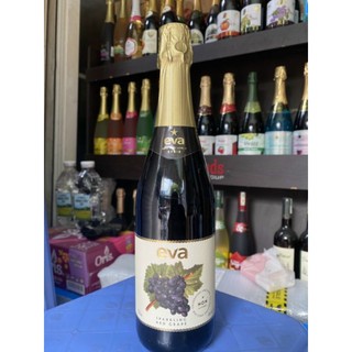 Nước trái cây có ga tây ban nha eva sparling red grape 750ml-vị nho đỏ