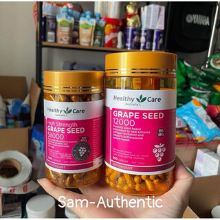 Tinh chất hạt nho 58000 và 12000 - Healthy Care Grape Seed