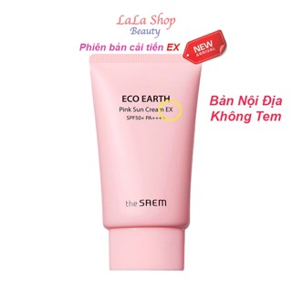 [Bản EX] Kem Chống Nắng The Saem Eco Earth Pink Sun Cream EX SPF50+/PA+++