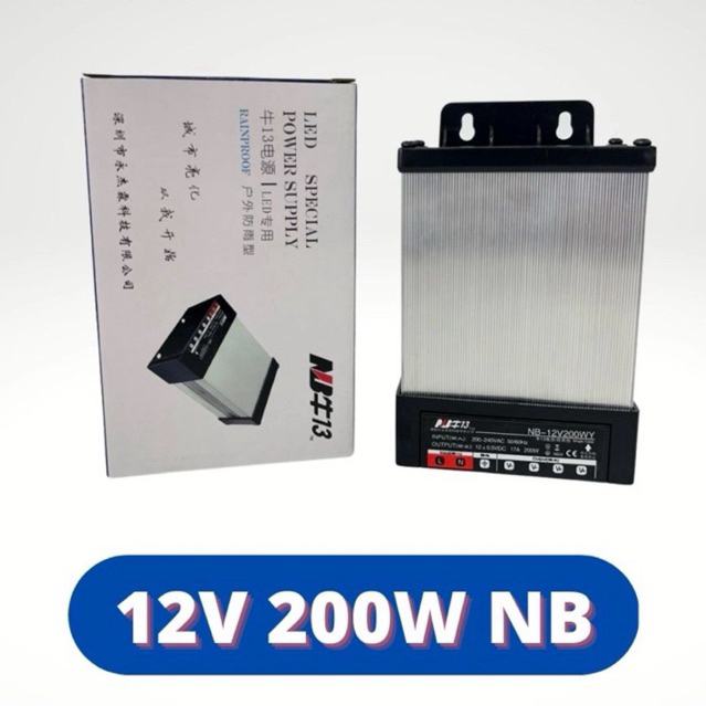 Nguồn 12v 200w ngoài trời NB