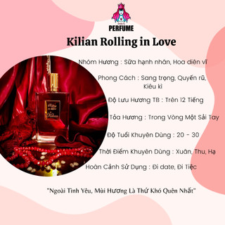 [Chính Hãng] Nước Hoa 𝐊𝐢𝐥𝐢𝐚𝐧 Đỏ_ 𝐑𝐨𝐥𝐥𝐢𝐧𝐠 𝐢𝐧 𝐋𝐨𝐯𝐞