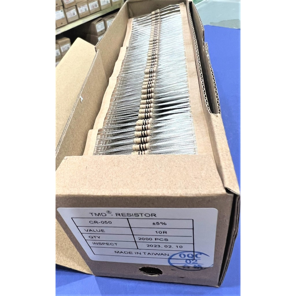 Điện trở công suất 1/2w 4 vòng màu tốt bịch 50 con