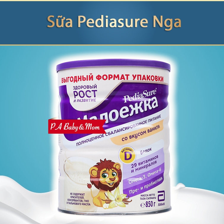 Sữa Bột Pediasure Nga 800G cho bé từ 1 đến 10 tuổi - date 2025