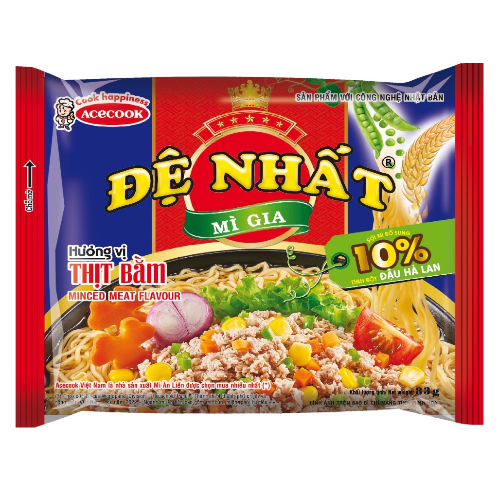 Mì Đệ Nhất thịt bằm gói 82g