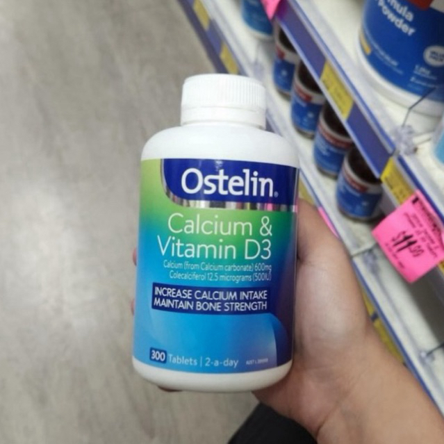 Canxi Bầu Ostelin Calcium &amp; Vitamin D3 300 viên