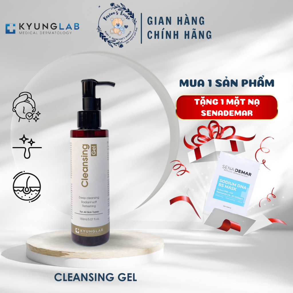 Sữa rửa mặt làm sạch sâu KyungLab Cleansing Gel 150ml