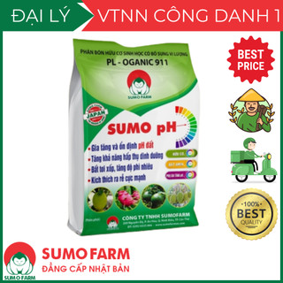 Phân bón hữu cơ sumo ph - ổn địnb ph, tăng khả năng hấp thụ dinh dưỡng, giúp đất tơi xốp
