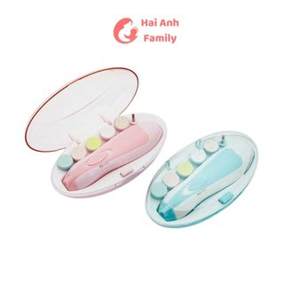Máy mài móng, cắt móng tay điện đa năng cho bé (Tặng kèm pin, bảo hành 6 tháng)