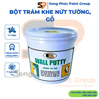 Bột Bả Trám Khe Nứt Tường, Gỗ, Trét Thùng Loa, Chống Thấm tường, Bosny Wall Putty