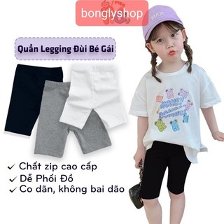 quần legging ngắn cotton borip bé gái 8_25kg