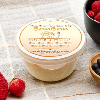 [CHỈ SHIP HỎA TỐC} Pate tươi,thịt cá hầm dinh dưỡng cho chó mèo con và trưởng thành thơm ngon BonBon