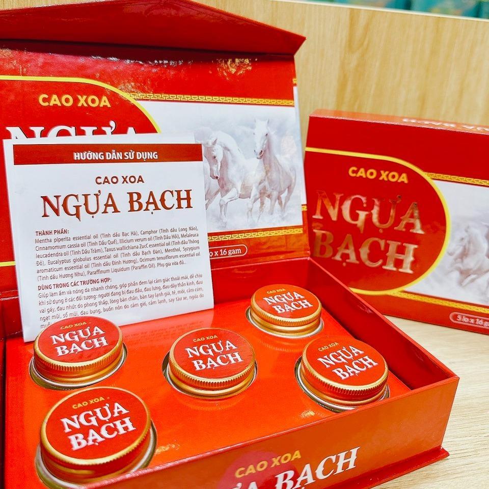 ( MUA 1 TẶNG 1 ) Cao Xoa Bóp Ngựa Bạch ( set 5 hũ )