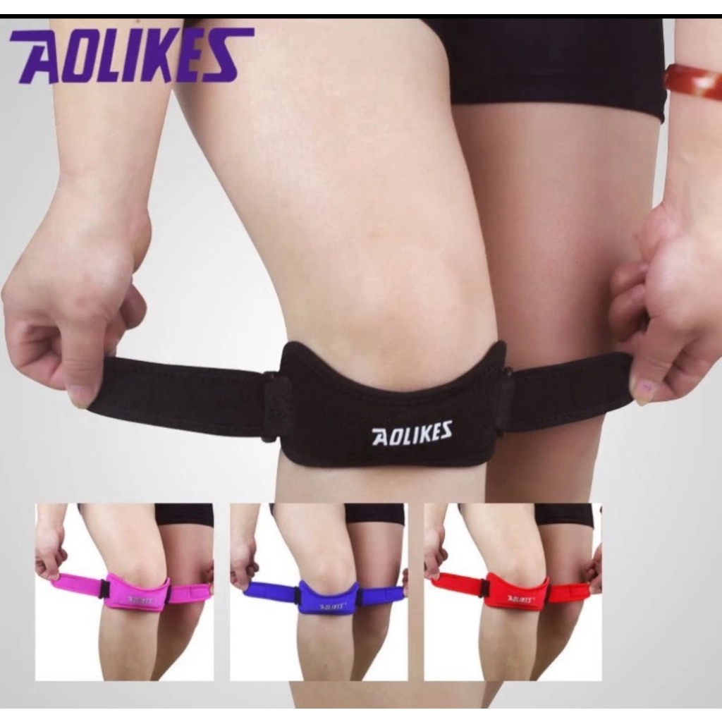 Đai Bó Gối Thể Thao, Băng Bảo Vệ Đầu Gối Silicon Aolikes Tập Gym Thể Hình Chạy Bộ Cao Cấp Aolikes 79